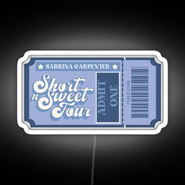 Short N Sweet Tour RGB Neon Sign