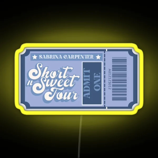 Short N Sweet Tour RGB Neon Sign