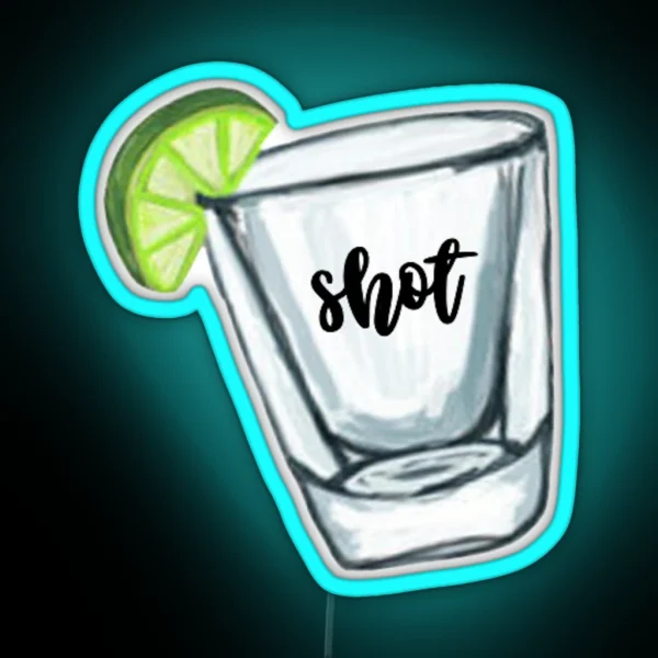 Shot Glass RGB Neon Sign