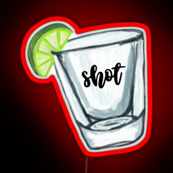 Shot Glass RGB Neon Sign