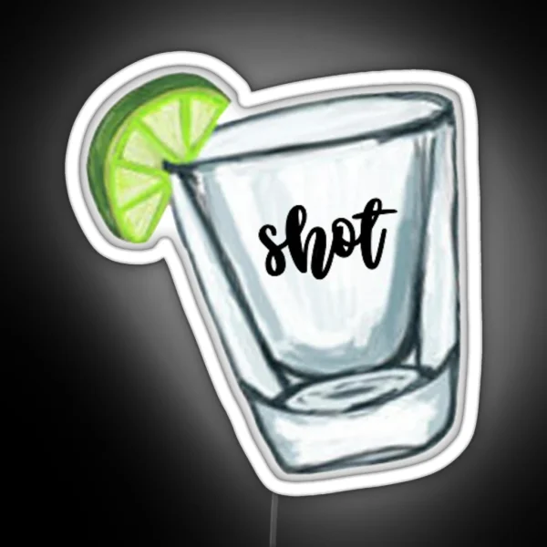Shot Glass RGB Neon Sign