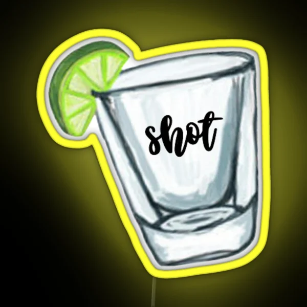 Shot Glass RGB Neon Sign