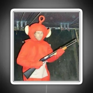 Shotgun Teletubby RGB Neon Sign