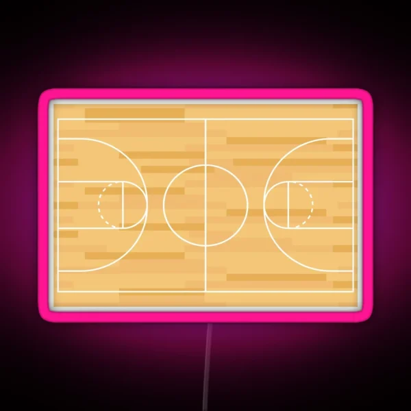 Show Off Your Colors Basketball RGB Neon Sign
