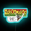 Colorful Animals Neon Sign with RGB Backlit Lighting Design