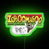 Whimsical Wildlife RGB Neon Sign Featuring Colorful Animal Designs
