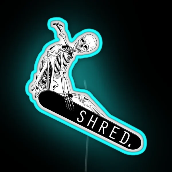 SHRED RGB Neon Sign