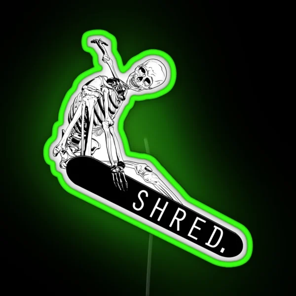 SHRED RGB Neon Sign