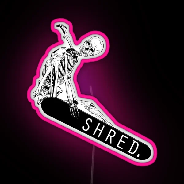 SHRED RGB Neon Sign