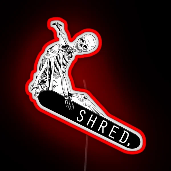 SHRED RGB Neon Sign