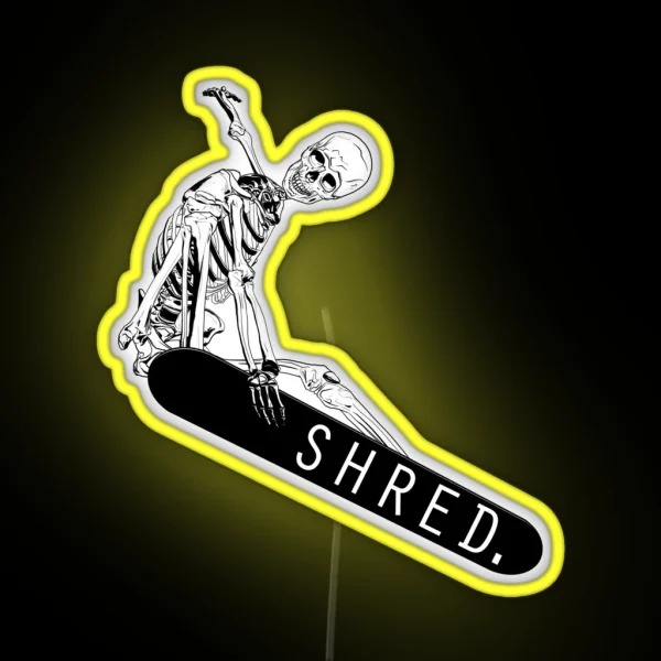 SHRED RGB Neon Sign