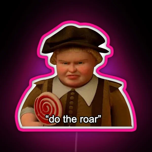 Shrek Do The Roar RGB Neon Sign