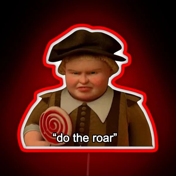 Shrek Do The Roar RGB Neon Sign