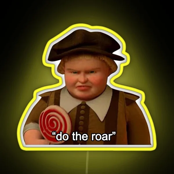 Shrek Do The Roar RGB Neon Sign