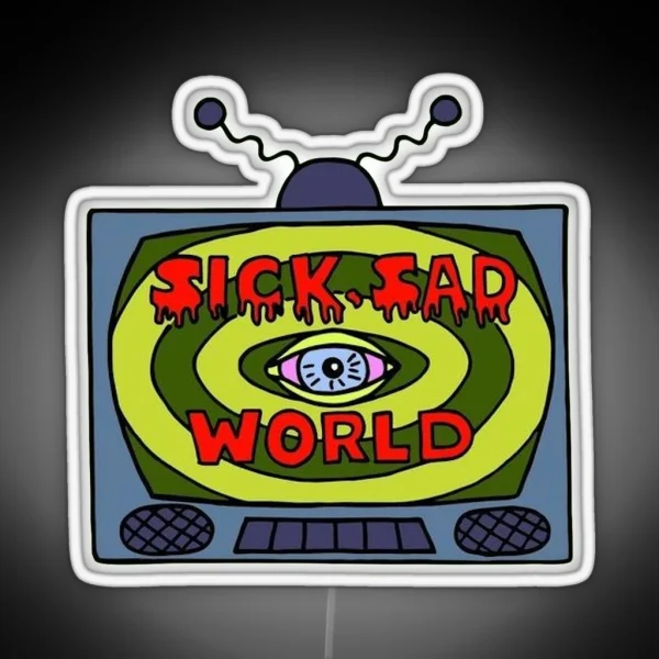 Sick Sad World RGB Neon Sign