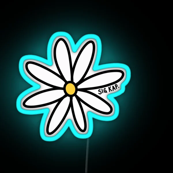 Sig Kap Daisy RGB Neon Sign