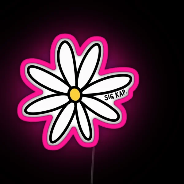 Sig Kap Daisy RGB Neon Sign