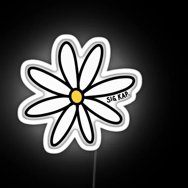 Sig Kap Daisy RGB Neon Sign