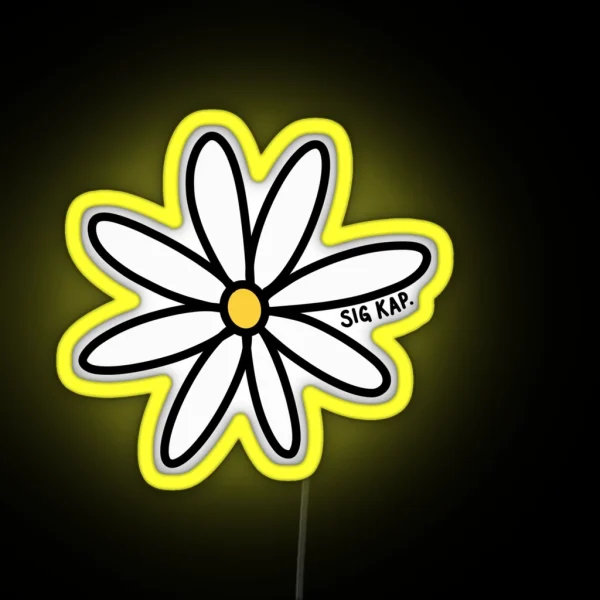 Sig Kap Daisy RGB Neon Sign