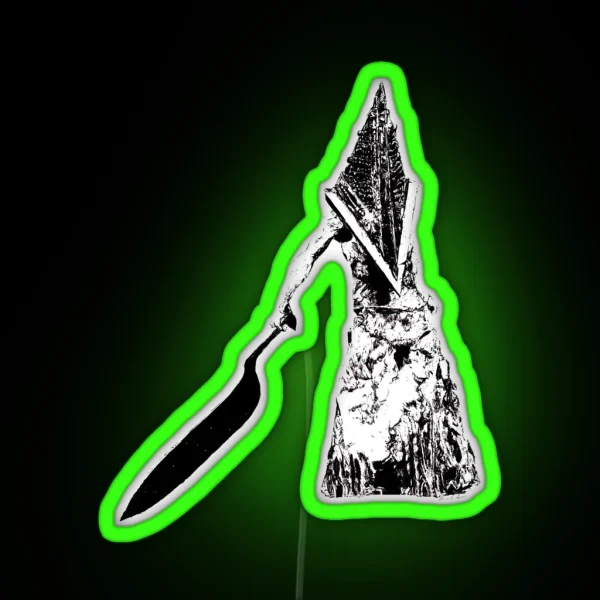 Silent Hill Pyramid Head RGB Neon Sign
