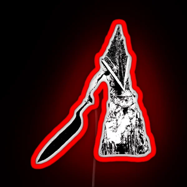 Silent Hill Pyramid Head RGB Neon Sign