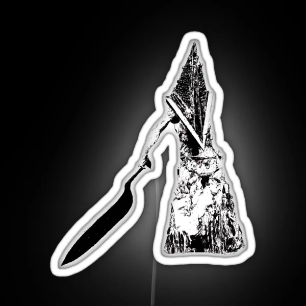 Silent Hill Pyramid Head RGB Neon Sign