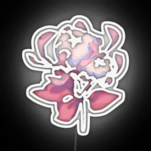 Silk Flower Genshin Impact RGB Neon Sign