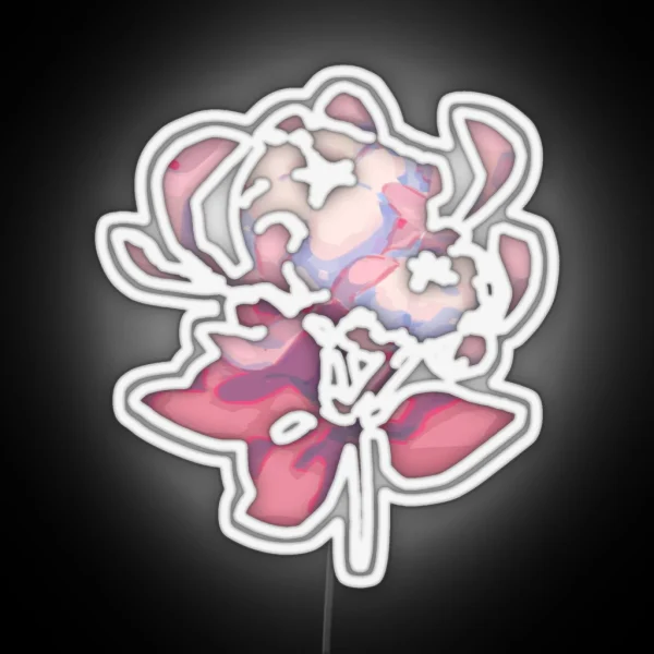 Silk Flower Genshin Impact RGB Neon Sign