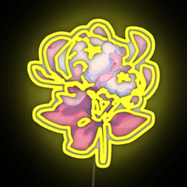 Silk Flower Genshin Impact RGB Neon Sign