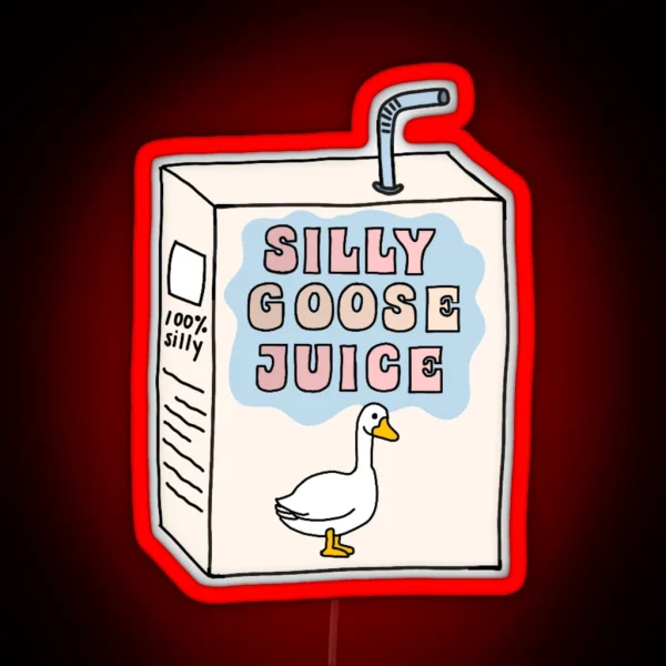 Silly Goose Juice RGB Neon Sign