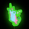 Brighten up your space with whimsical unicorn neon lighting accents