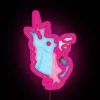 Vibrant Color Changing RGB Neon Sign with Unicorn Design Artwork