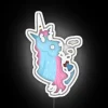 Add a touch of whimsy with this colorful unicorn sign.