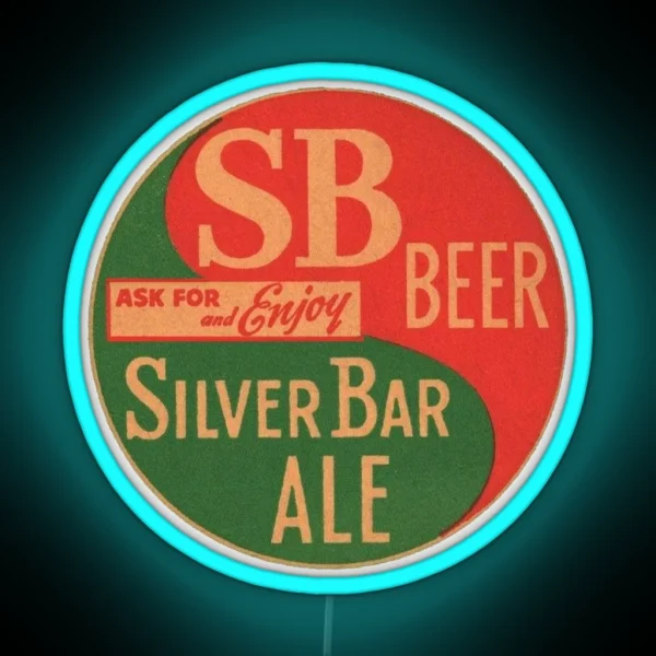 Silver Bar Ale Southern Brewing Co Tampa Florida RGB Neon Sign