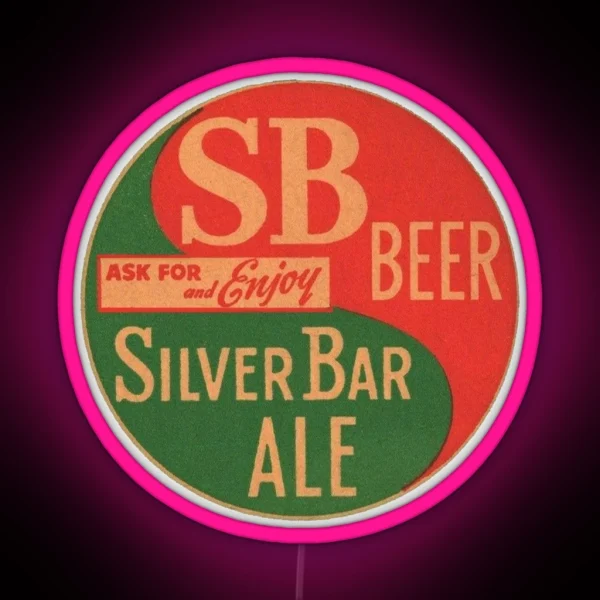 Silver Bar Ale Southern Brewing Co Tampa Florida RGB Neon Sign