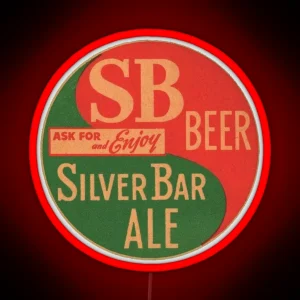 Silver Bar Ale Southern Brewing Co Tampa Florida RGB Neon Sign