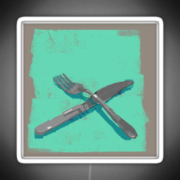Silverware RGB Neon Sign