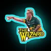 Neon Darts Wizard Sign - Simon Whitlock Themed LED Display
