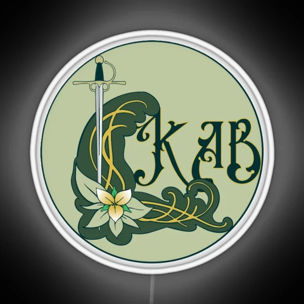 Simple KAB Logo RGB Neon Sign