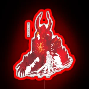 Sin Of The Devil Dante DMC5 Devil May Cry V RGB Neon Sign