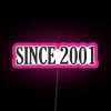 Customizable Year of Birth or Anniversary RGB Neon Sign Decoration.