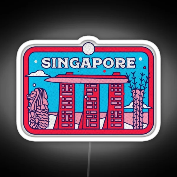 Singapore Highlight Pretty Singapore Culture RGB Neon Sign