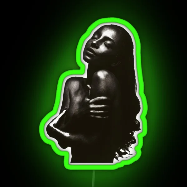 Singer Sade Album Cover RGB Neon Sign