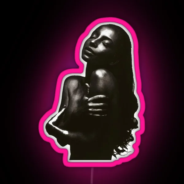 Singer Sade Album Cover RGB Neon Sign