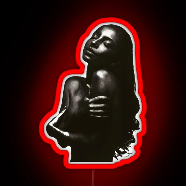 Singer Sade Album Cover RGB Neon Sign