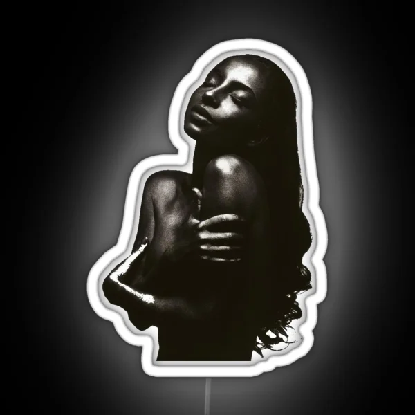 Singer Sade Album Cover RGB Neon Sign