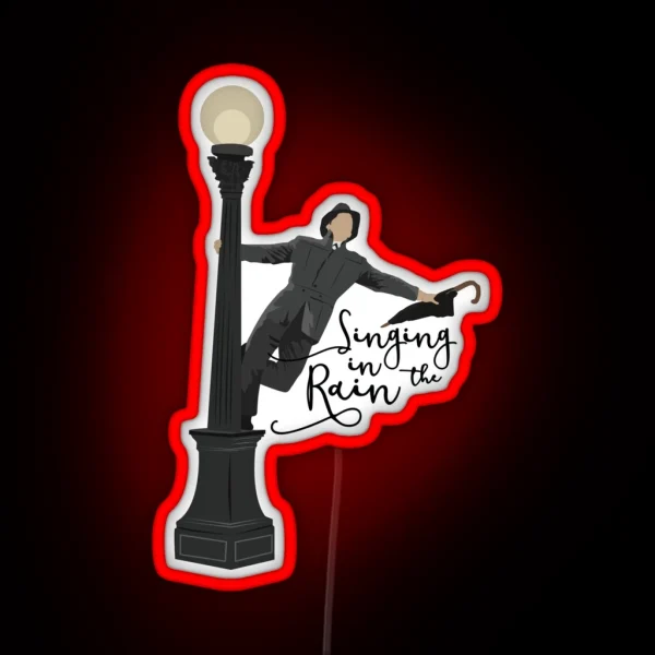 Singing In The Rain Movie RGB Neon Sign