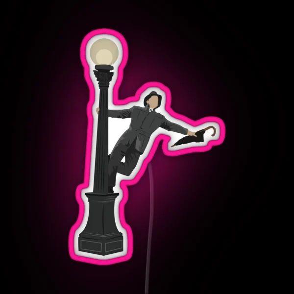 Singing In The Rain RGB Neon Sign