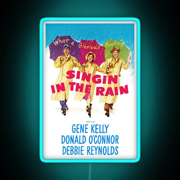 Singing In The Rain RGB Neon Sign