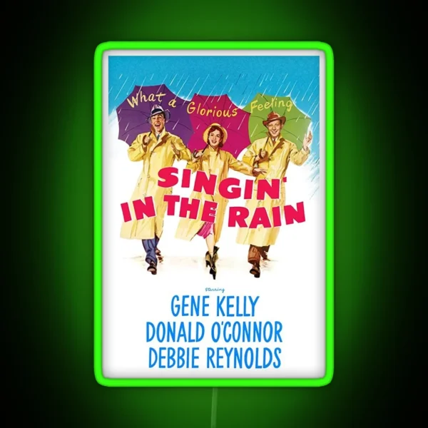 Singing In The Rain RGB Neon Sign